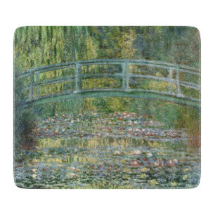 Tabla De Cortar Puente Japonés Nenúfares Arte de Claude Monet