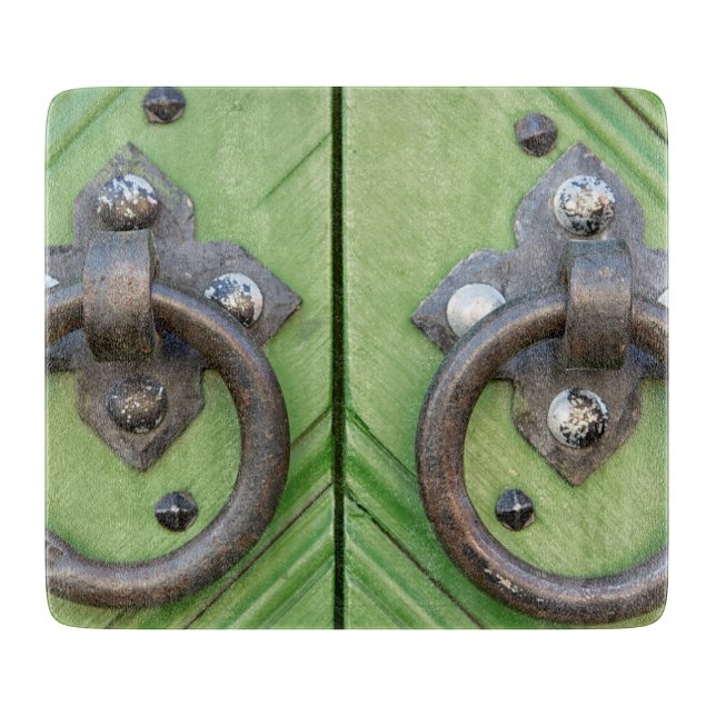 Tabla De Cortar Puerta antigua (Anverso)