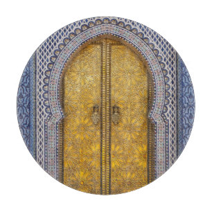 Tabla De Cortar Puerta Ornata Del Palacio Del Rey