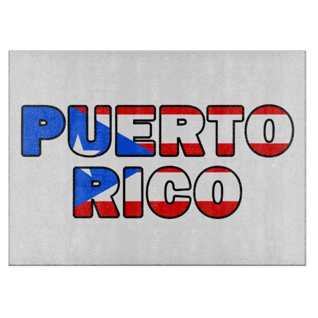Tabla De Cortar Puerto Rico (Anverso)
