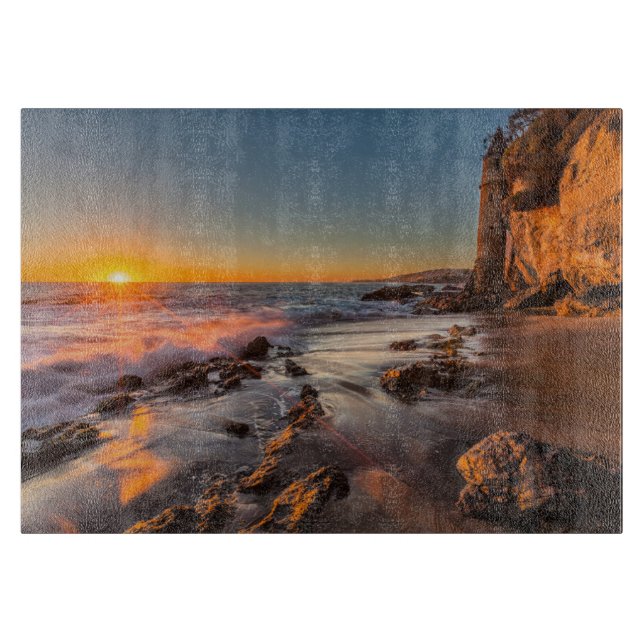Tabla De Cortar Puesta de sol en Victoria Beach (Anverso)