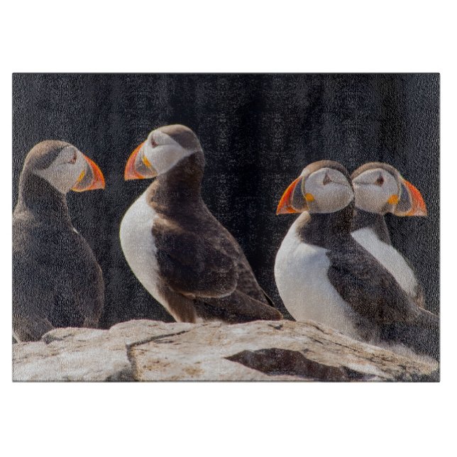 Tabla De Cortar Puffins (Anverso)