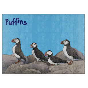 Tabla De Cortar Puffins atlánticos