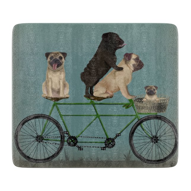 Tabla De Cortar Pug Tandem (Anverso)