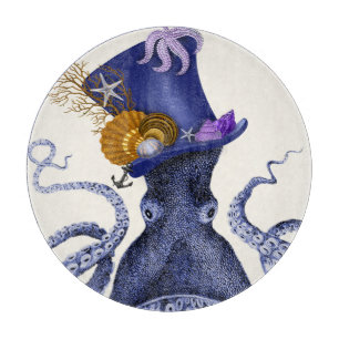 Tabla De Cortar Pulpo con Gorra Náutico