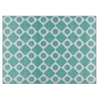 Tabla De Cortar Punto retro blanco