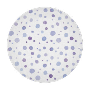Tabla De Cortar puntos de polka pintados a mano