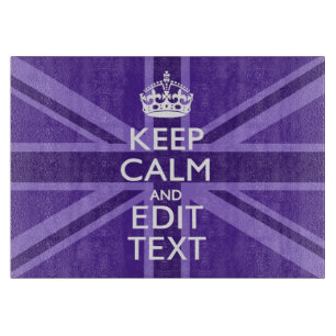 Tabla De Cortar Purple Elegance Mantén Tranquilo Tu Sindicato De T
