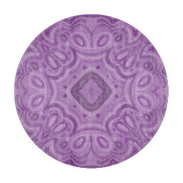 TABLA DE CORTAR PURPLE KALEIDOSCOPE MANDALA