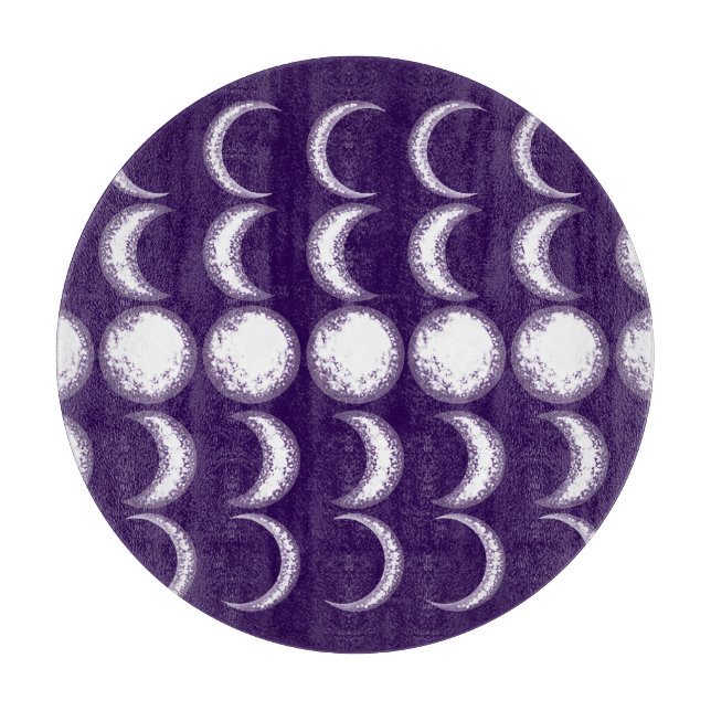 Tabla De Cortar Purple Moon Child (Anverso)