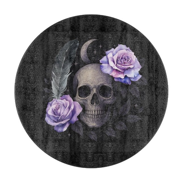 TABLA DE CORTAR PURPLE SKULL (Anverso)