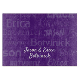 Tabla De Cortar Púrpura Nombre Challah