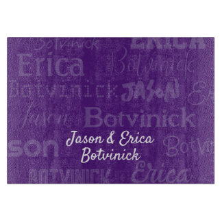 Tabla De Cortar Púrpura Nombre Challah