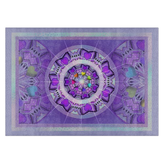 Tabla De Cortar Púrpura W2 (Anverso)