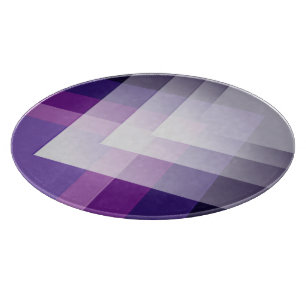 Tabla De Cortar Púrpura y blanco