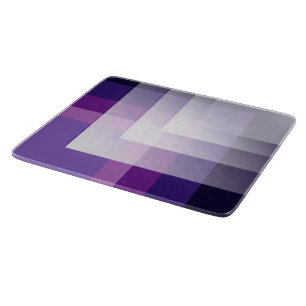 Tabla De Cortar Púrpura y blanco