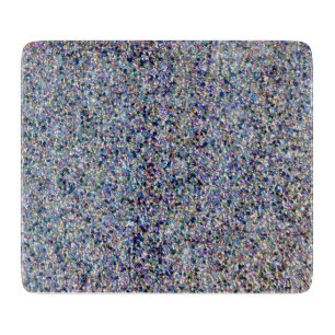 Tabla De Cortar Purpurina brillante del reflejo de la chispa del