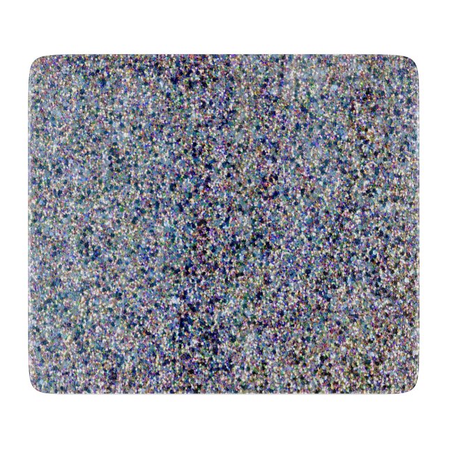 Tabla De Cortar Purpurina brillante del reflejo de la chispa del (Anverso)