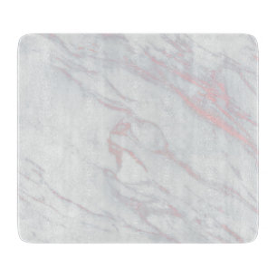 Tabla De Cortar Purpurina de textura de piedra de pastel de mármol