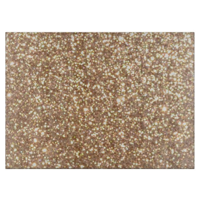 Tabla De Cortar Purpurina metálico de cobre Rosa (Anverso)