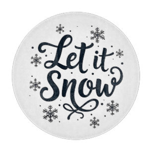 Tabla De Cortar Que nieve, Navidad en invierno