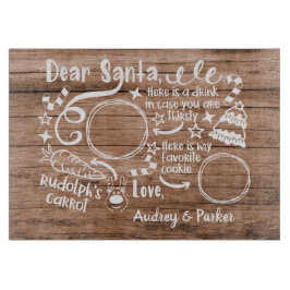 Tabla De Cortar Querida Santa Cookie