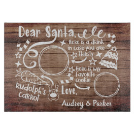 Tabla De Cortar Querida Santa Cookie