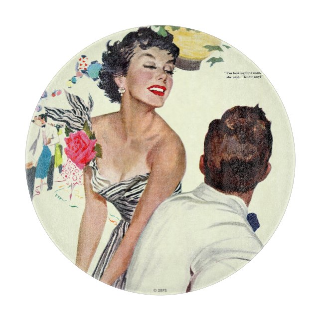 Tabla De Cortar Quiero a un hombre 2 (Anverso)