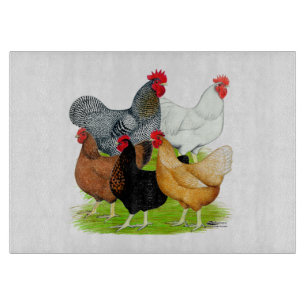 Tabla De Cortar Quinteto de pollo vinculado al sexo