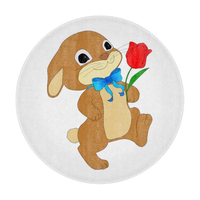 TABLA DE CORTAR RABBIT IN LOVE (Anverso)