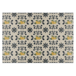 Tabla De Cortar Rama de limón decorativa del limonar toscano