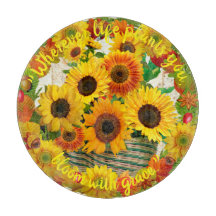 Ramo de Cesta de Girasoles Florece con Gracia