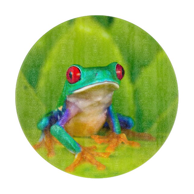 Tabla De Cortar Rana de ojos rojos, Costa Rica (Anverso)