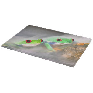 Tabla De Cortar Rana de ojos rojos en la niebla, Agalychinis 2