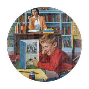 Tabla De Cortar Rana en la biblioteca