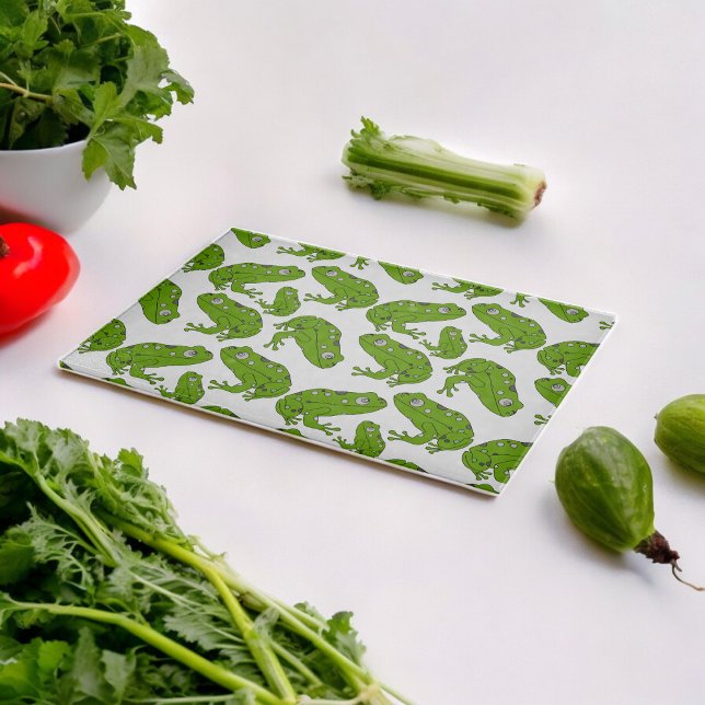 Tabla De Cortar Rana verde (Chopping Board)
