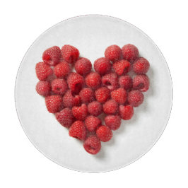 Tabla De Cortar Raspberry Heart