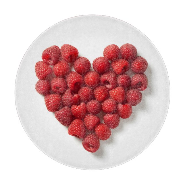 Tabla De Cortar Raspberry Heart (Anverso)