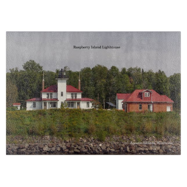 Tabla De Cortar Raspberry Island Lighthouse (Anverso)