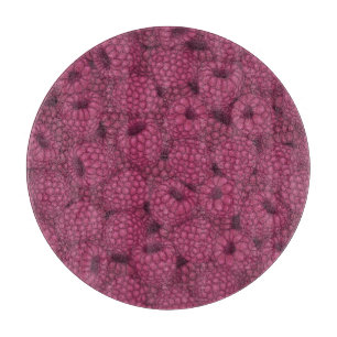 Tabla De Cortar Raspberry Vintage: Sweet Wrap Design.