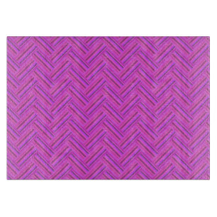 Tabla De Cortar Rastreo rosa de doble trama