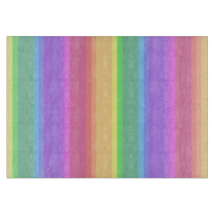 Tabla De Cortar Rayas arcoiris pastorales