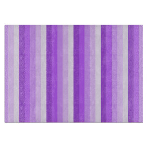 Tabla De Cortar Rayas de sombra púrpura