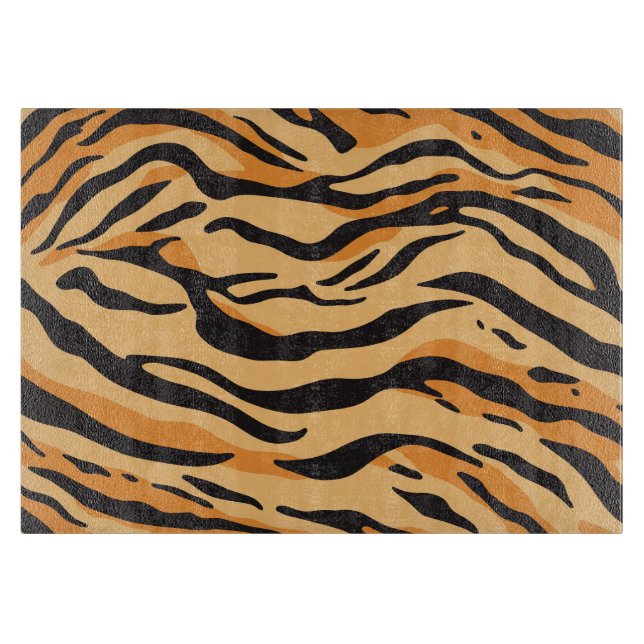 Tabla De Cortar Rayas de Tigre (Anverso)