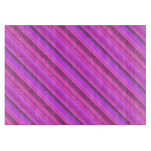 Tabla De Cortar Rayas diagonales rosas