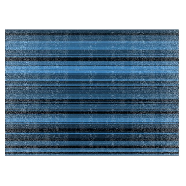 Tabla De Cortar Rayas Negras Azules (Anverso)