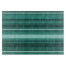 Tabla De Cortar Rayas verde azulado