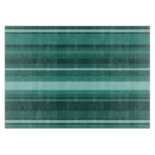 Tabla De Cortar Rayas verde azulado