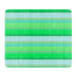 Tabla De Cortar Rayas verdes de agua dulce
