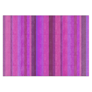 Tabla De Cortar Rayas verticales rosas